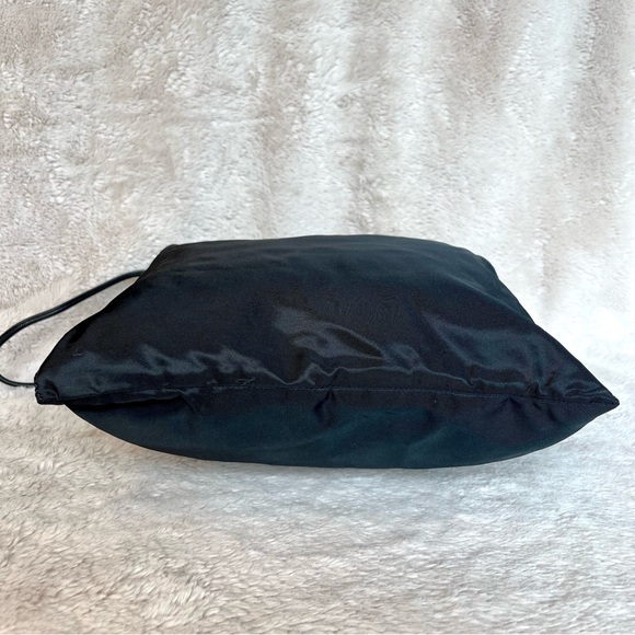RARE Prada Black Nylon Tassel Drawstring Shoulder Bag - Picture 8 of 17
